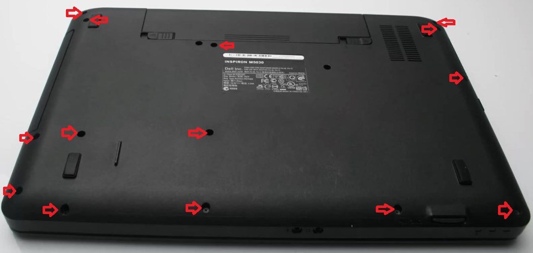 Разборка Dell M5030 (инструкция в картинках)
