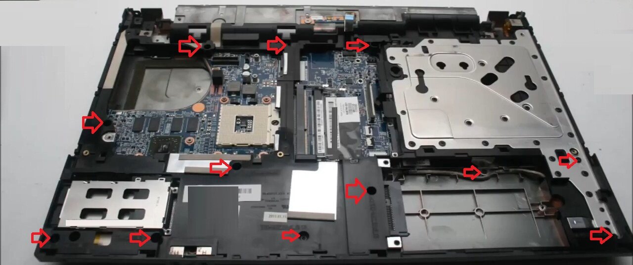 Разборка HP ProBook 4520s (инструкция в картинках)