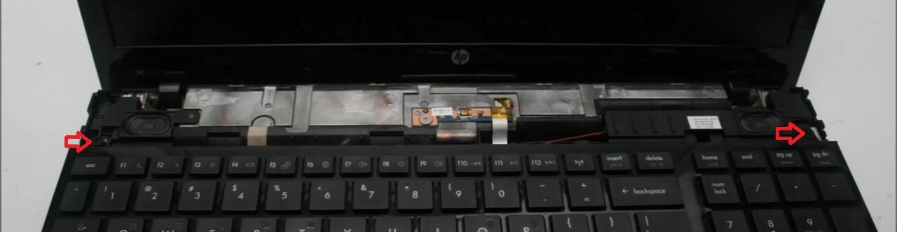 Разборка HP ProBook 4520s снять клавиатуру