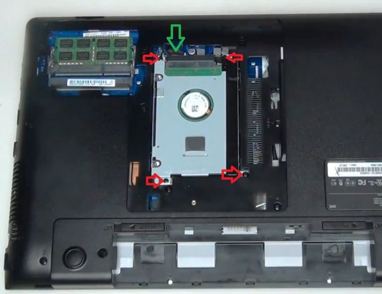 Samsung np300e5c замена жесткого диска