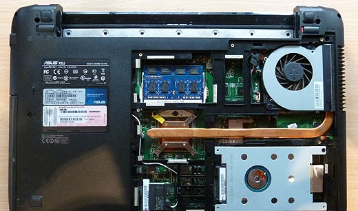 Как разобрать ASUS X52D (чистим систему охлаждения)